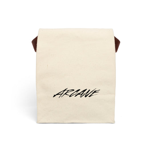 Canvas Lunch Bag With Strap